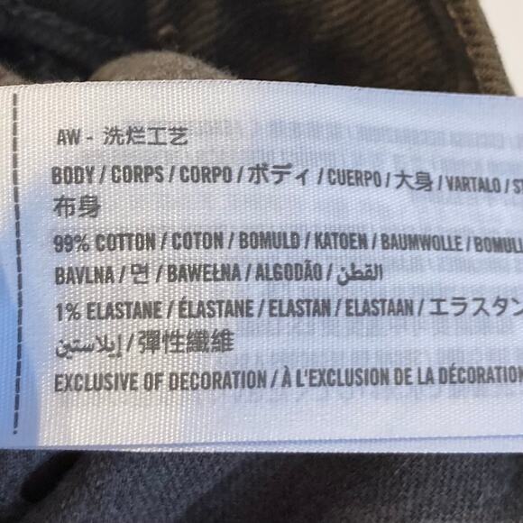 NWOT ABERCROMBIE & FITCH Jean 28 6R Curve Love Ultra High Rise The 90s Straight - Picture 4 of 10